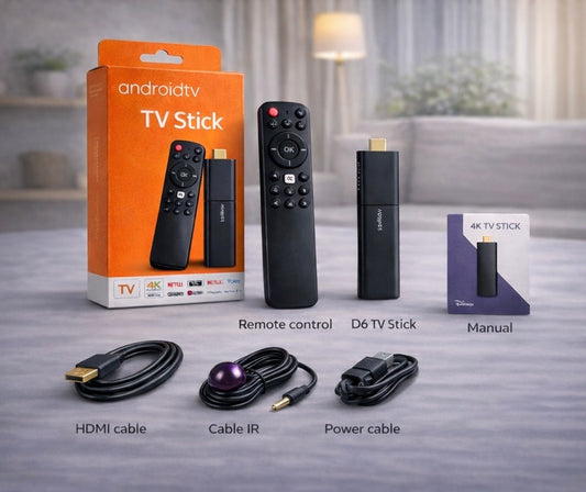 Android TV Stick Pro Max™
Convierte cualquier TV en Smart TV en 2 minutos — sin técnicos, sin instalaciones.