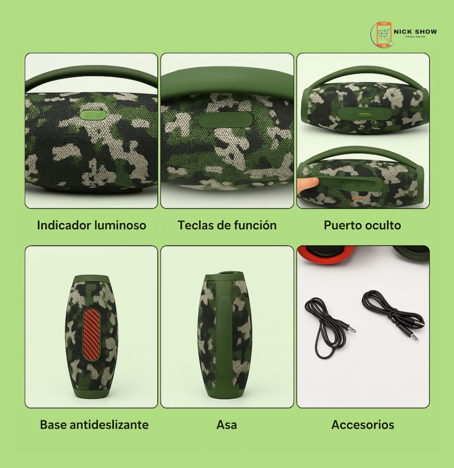 JBL BOMBOX 3M - ¡Potencia total y bajos impactantes para hacer vibrar cualquier momento!