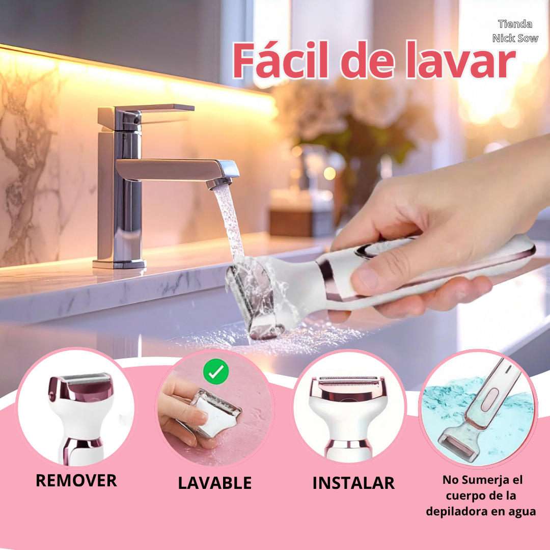 SILKTOUCH 4 en 1 – Tu secreto para una piel suave, perfecta y sin dolor