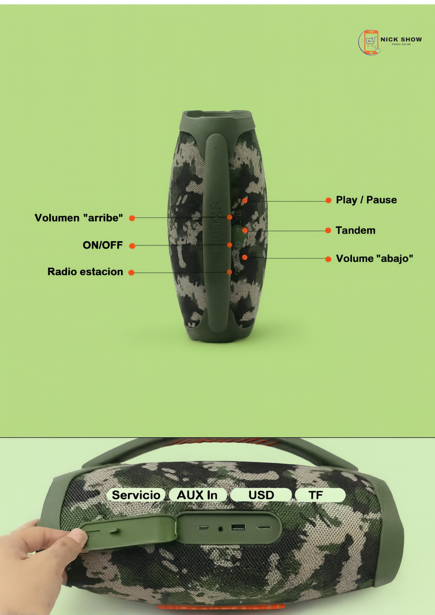 JBL BOMBOX 3M - ¡Potencia total y bajos impactantes para hacer vibrar cualquier momento!