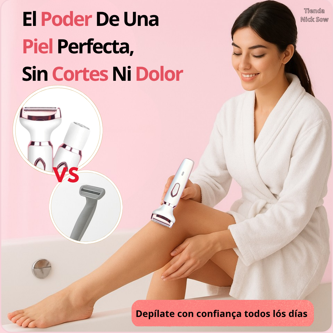 SILKTOUCH 4 en 1 – Tu secreto para una piel suave, perfecta y sin dolor