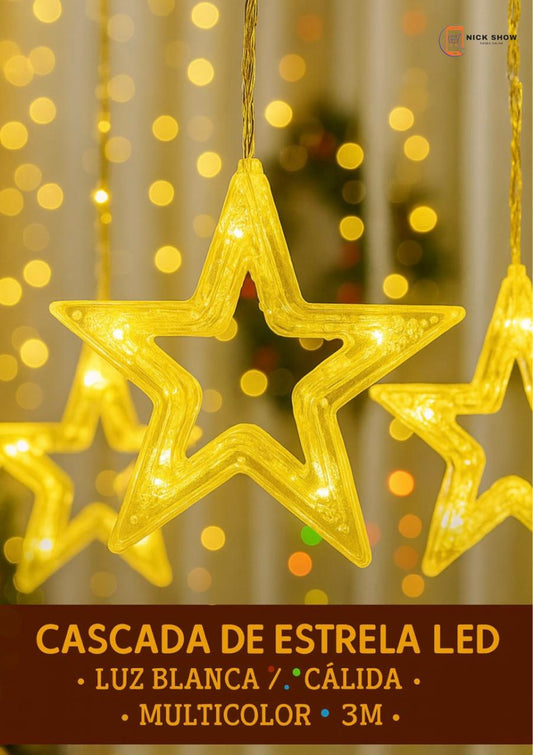 LLUVIA DE ESTRELLAS LED - Transforma tu hogar en un ambiente cálido, elegante e irresistible.